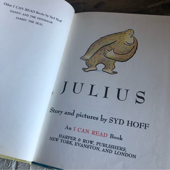 Vintage I Can Read Books by Syd Hoff 1959 SAMMY the Seal and JULIUS (24) - Picture 6 of 11